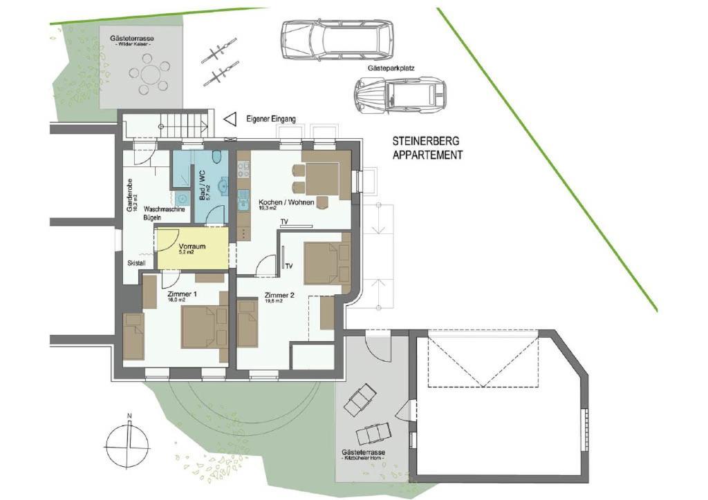 סנט יוהן אין טירול Steinerberg Appartement מראה חיצוני תמונה